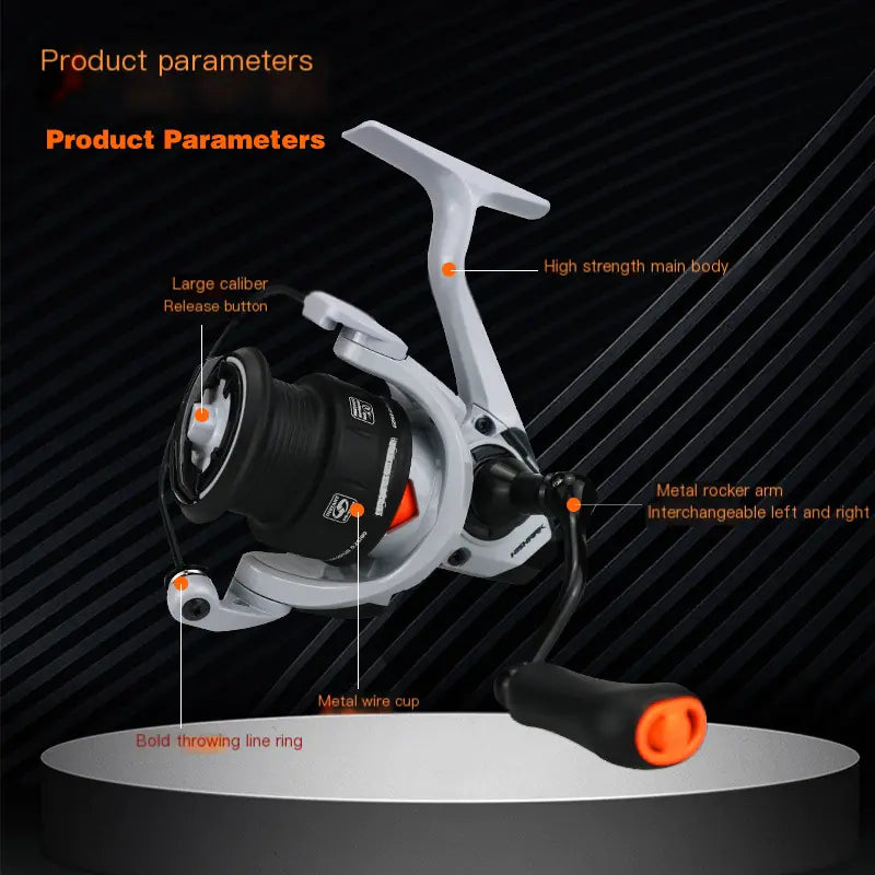 Black Shark Precision Metal Spinning Reel