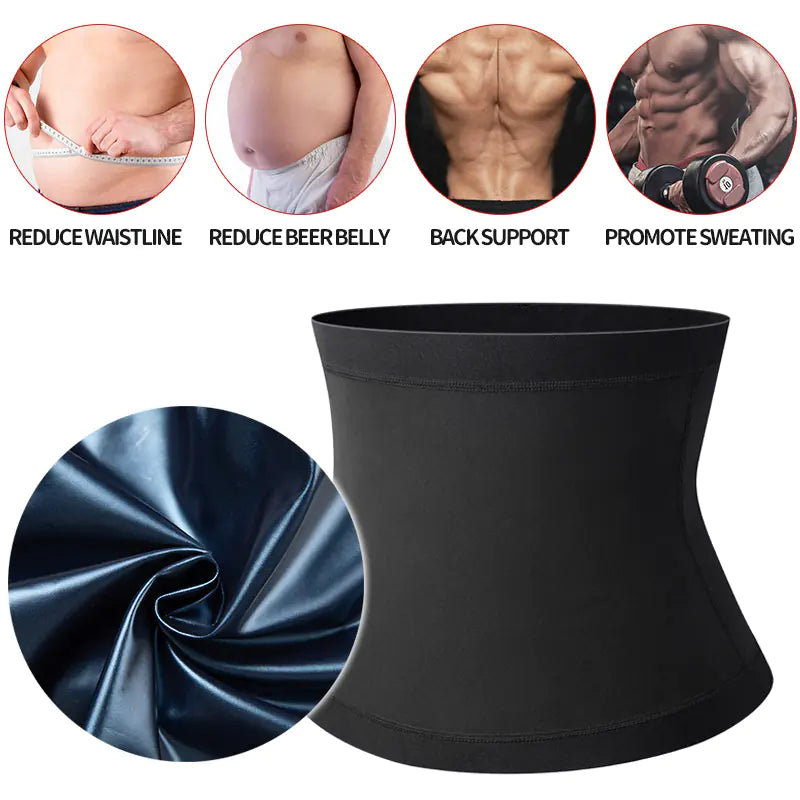 Men's Slimming Sweat Belt Sauna Waist Trainer