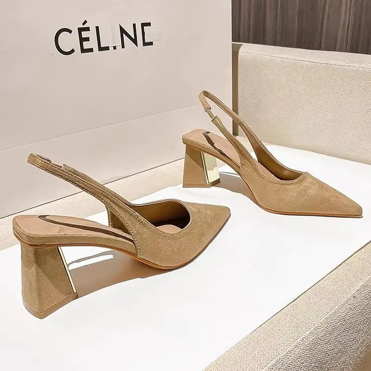 Chic Slingback Block Heels for Women