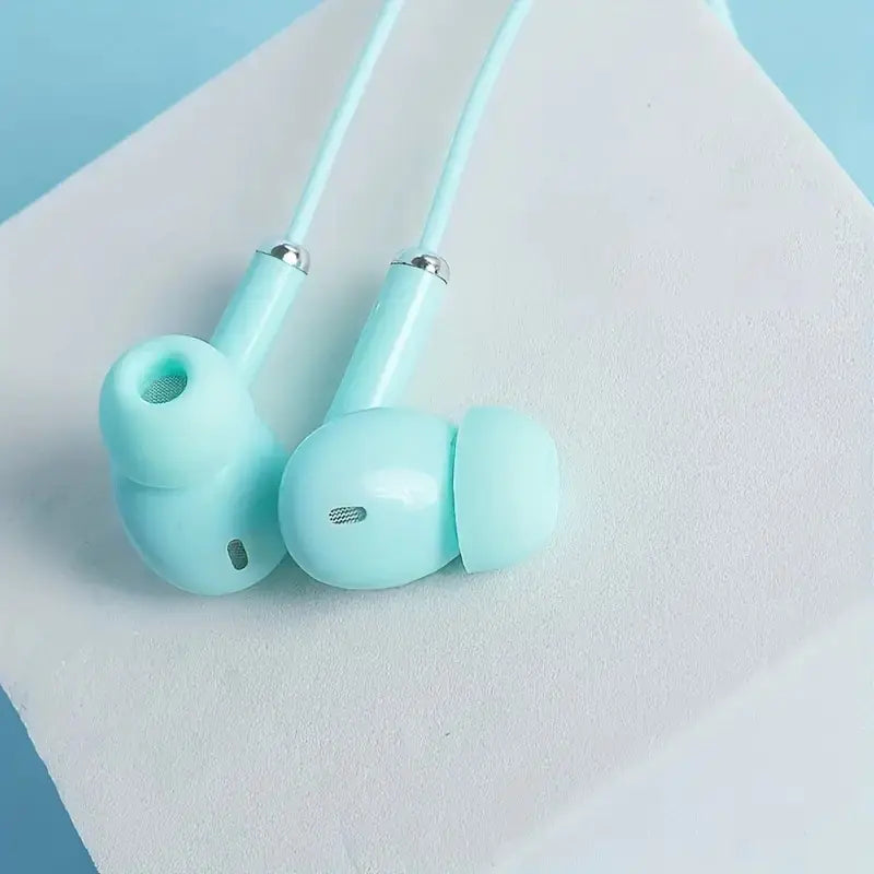 Macaron Hue Noise-Canceling Earbuds with Mic