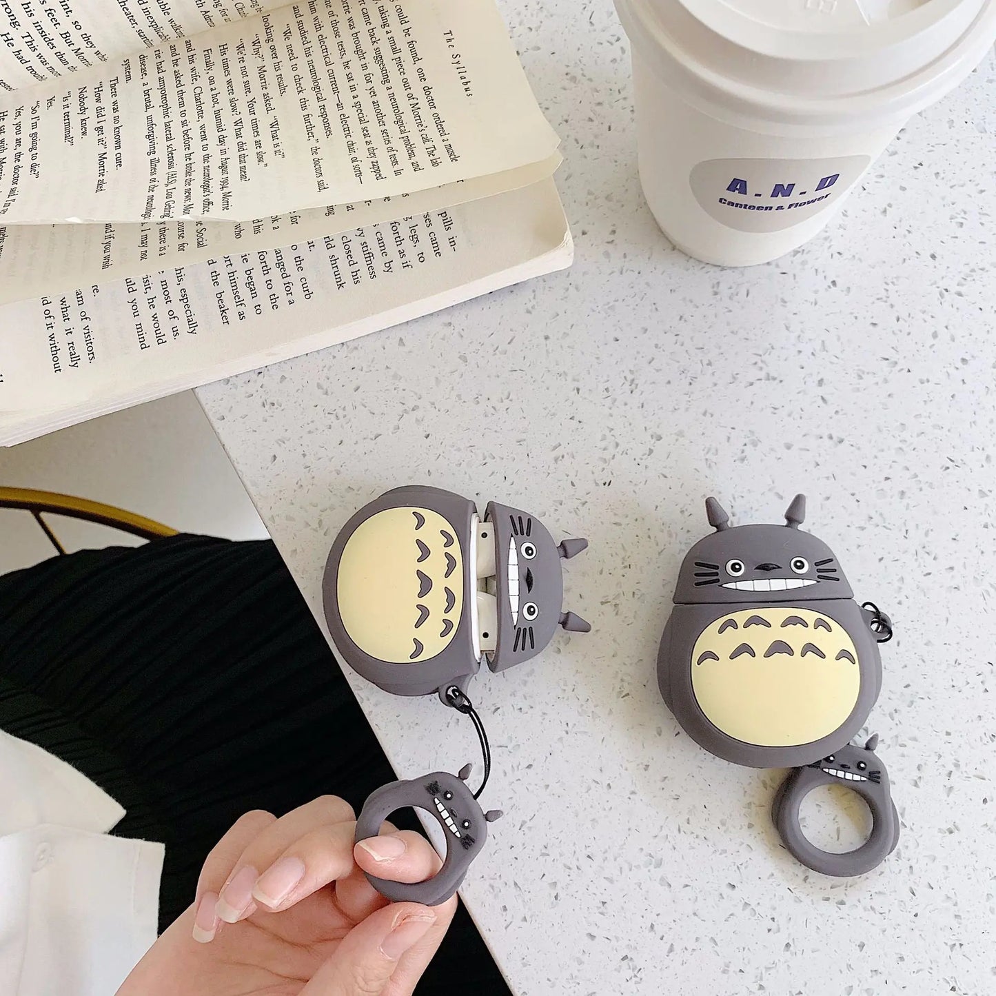 Totoro-Themed AirPods Metallic Sticker & Case