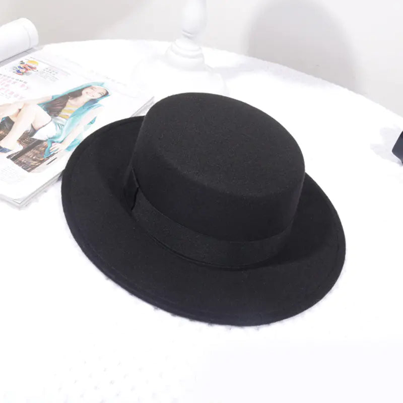 British Wide Brim Retro Fedora