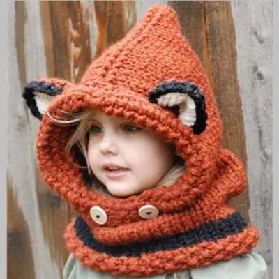 Artisan Fox & Cat Winter Hat Set
