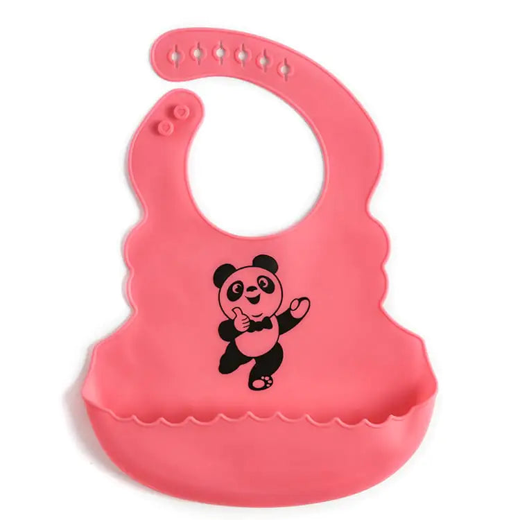 Silicone Saliva Pocket Baby Bib