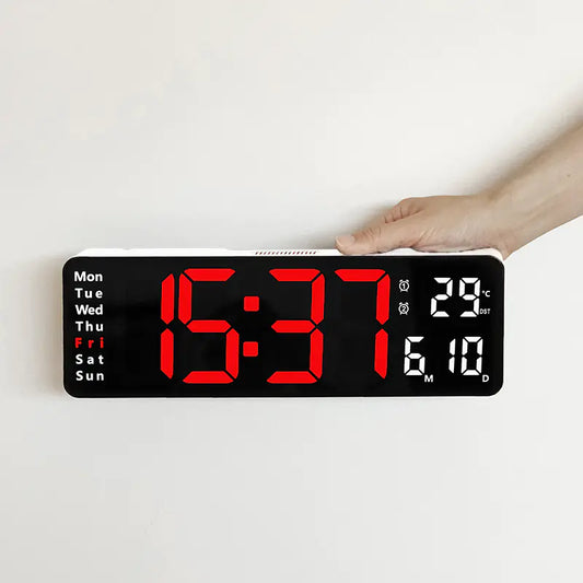 13-Inch Simple Dual-Use Wall Clock with Big Display