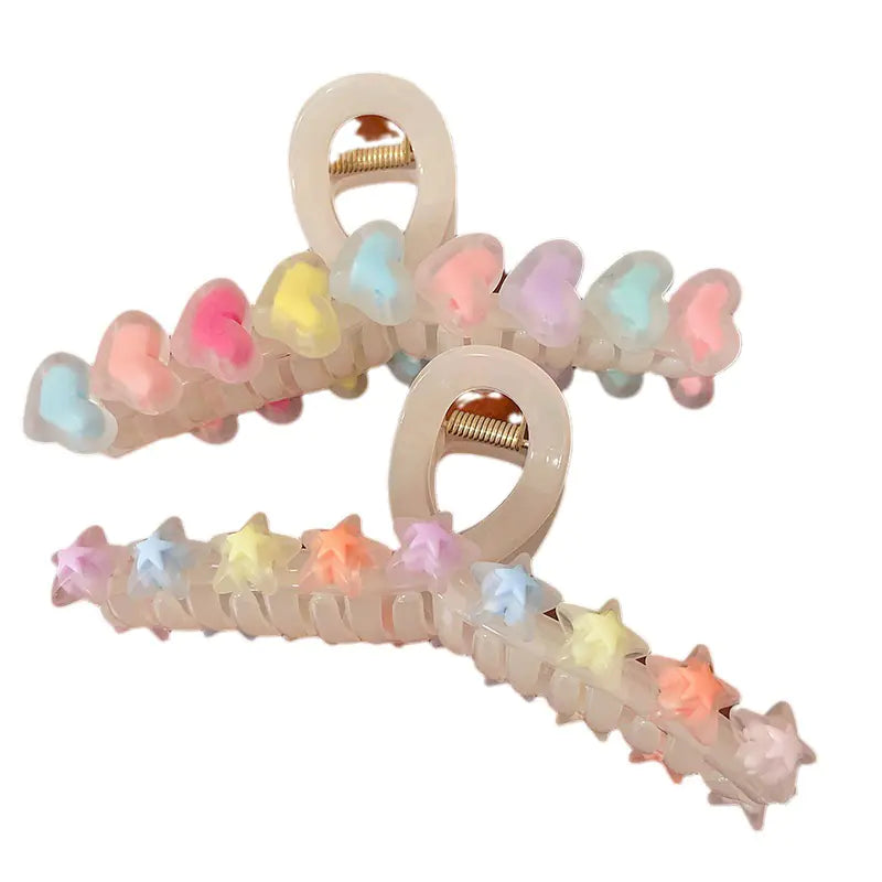 Chic Love Star Clip - Elegant Hair Accessory