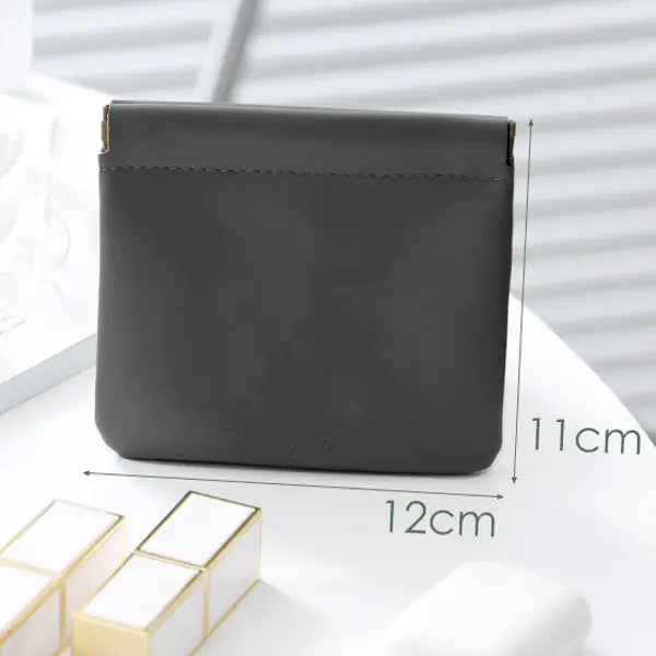 Chic Lipstick Carryall with Snap Closure