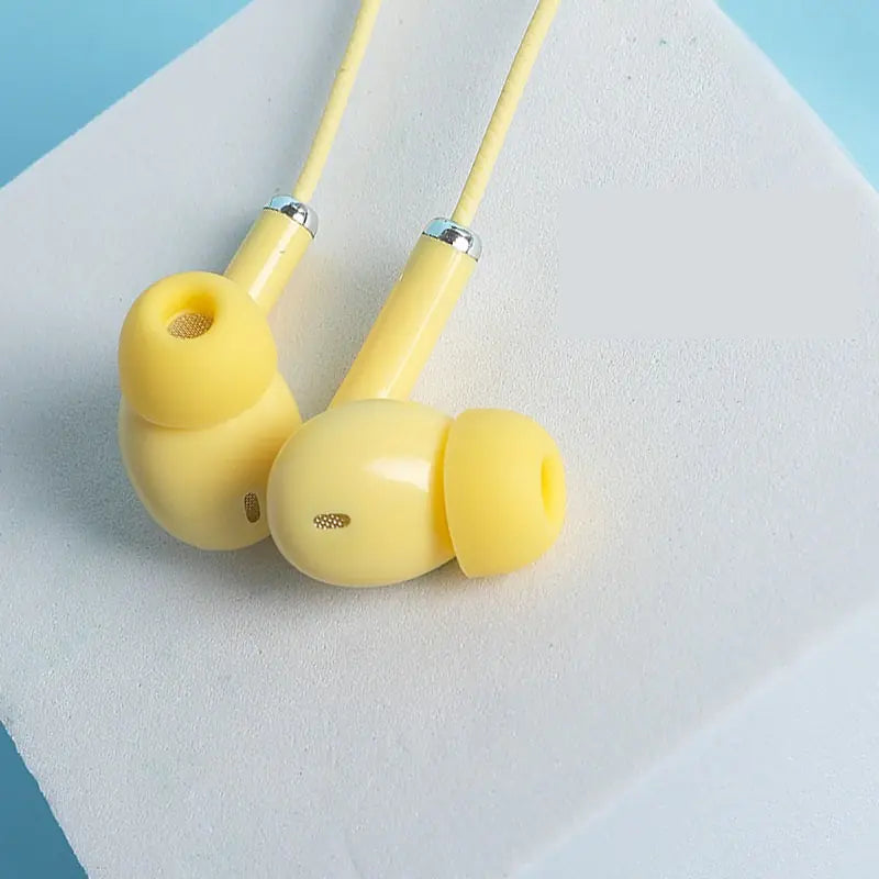Macaron Hue Noise-Canceling Earbuds with Mic