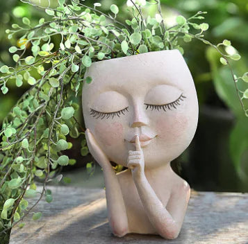 Chic Resin Garden Planter