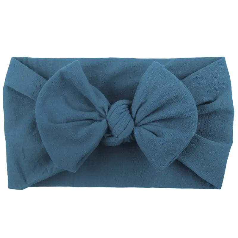 Chic Nylon Bow Hair Bands for Kids