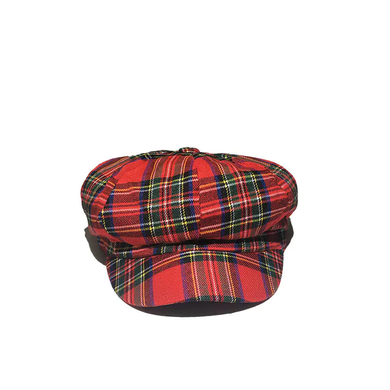 British Plaid Artist Cap
