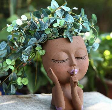 Chic Resin Garden Planter