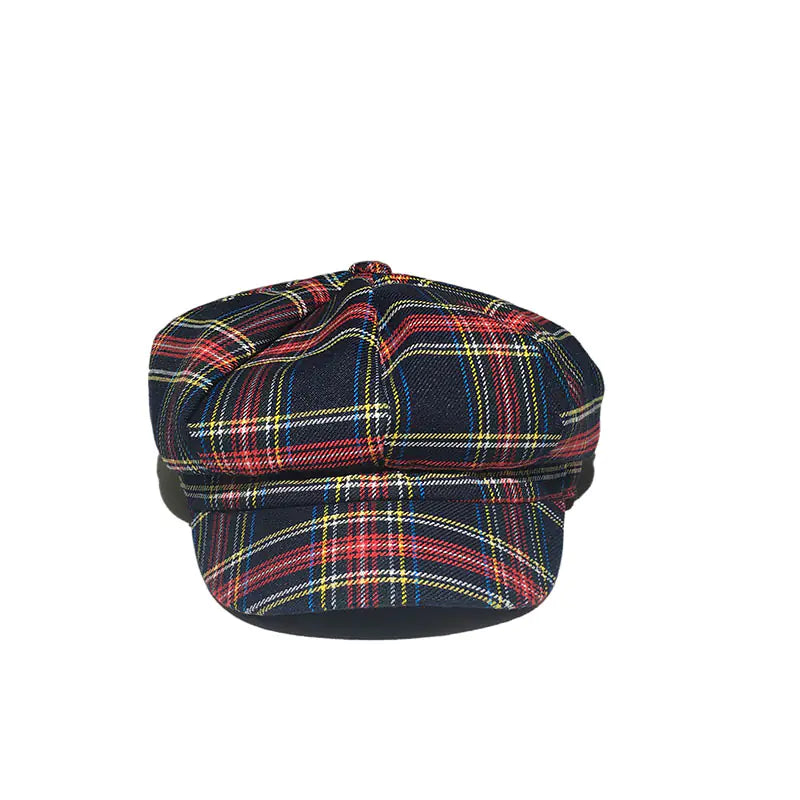 British Plaid Artist Cap