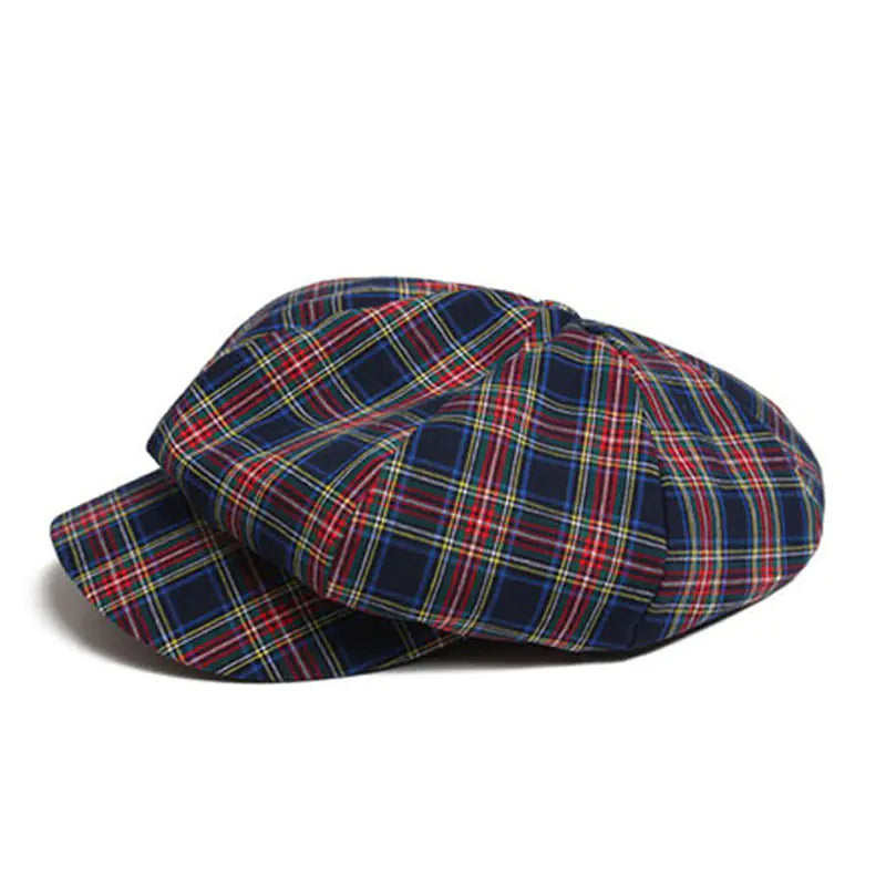 British Plaid Artist Cap