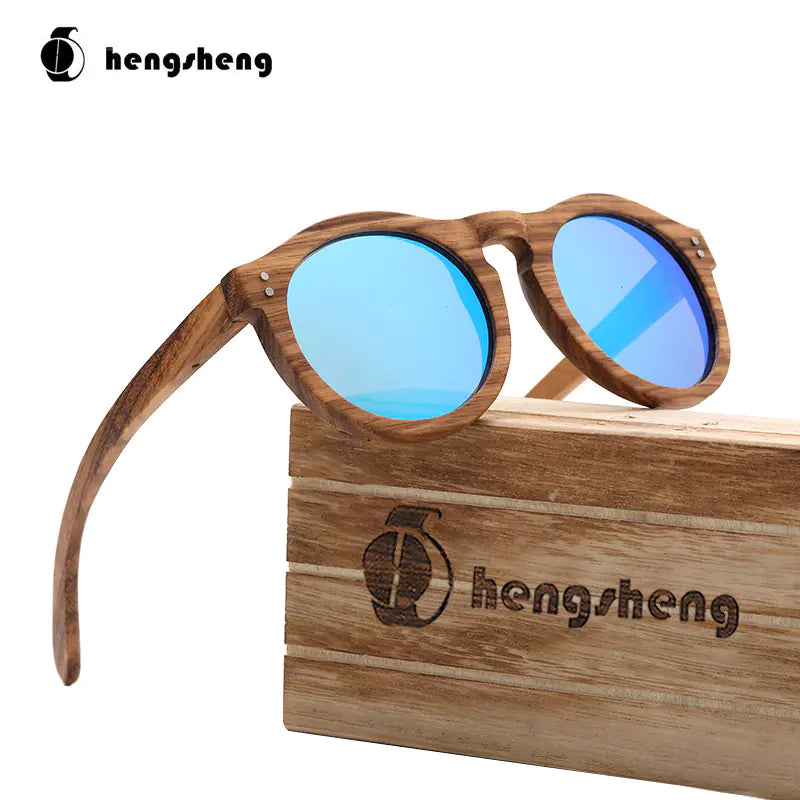 EcoChic Bamboo Wood Sunglasses