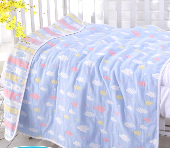 Soft Cotton Baby Bath Towel Blanket 110cm