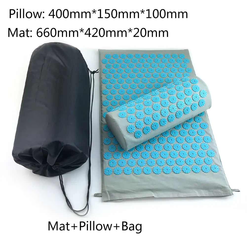Zen Therapy Acupressure Mat & Pillow Set