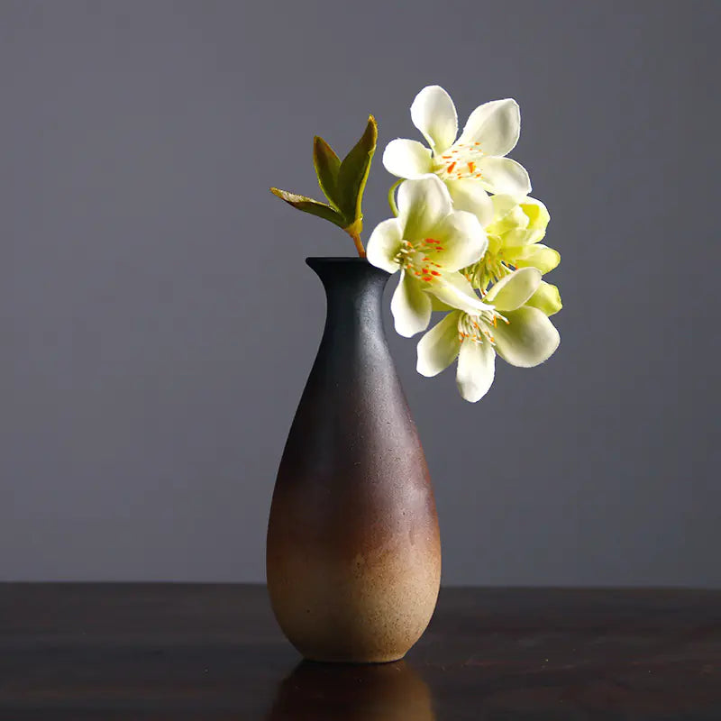Antique Zen Ceramic Vase for Home Decor