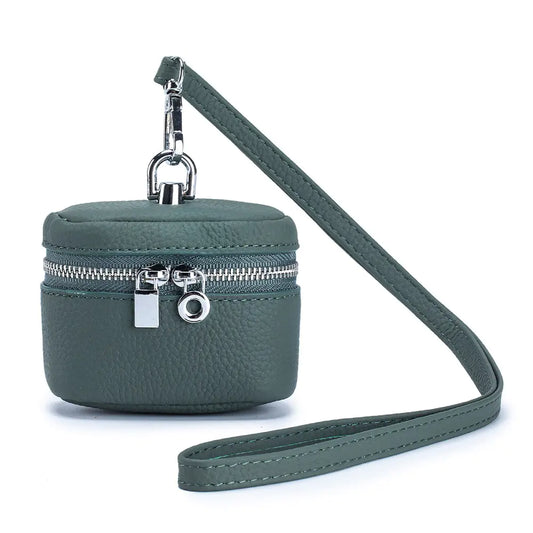 Compact Leather Coin Holder