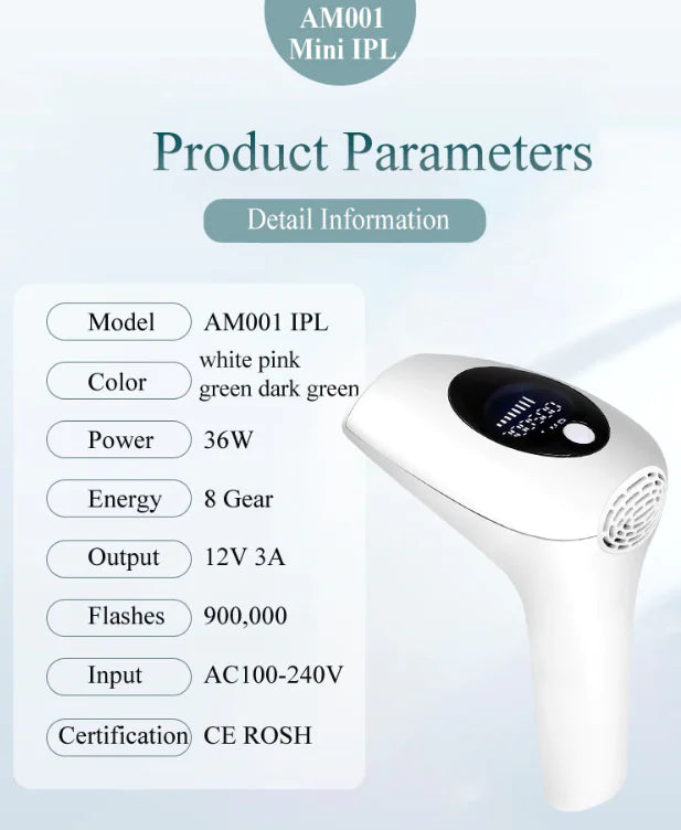 Compact Painless Laser Hair Remover