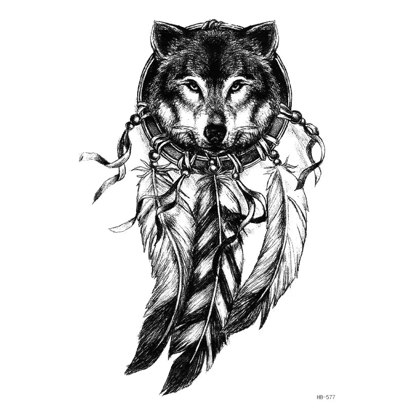 Monochrome Fauna Transfer Tattoos