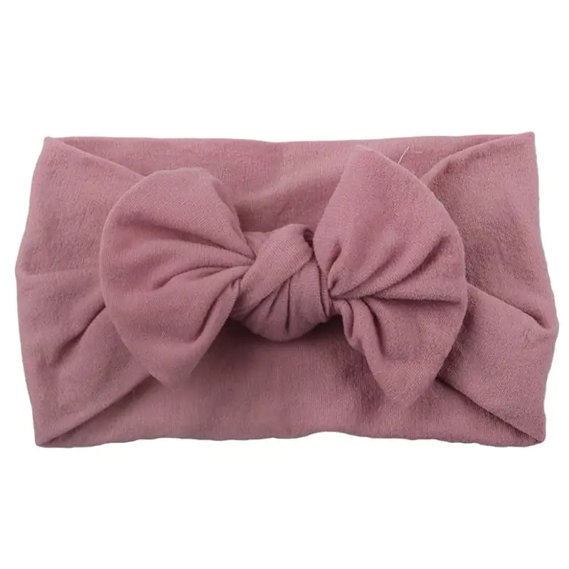 Chic Nylon Bow Hair Bands for Kids