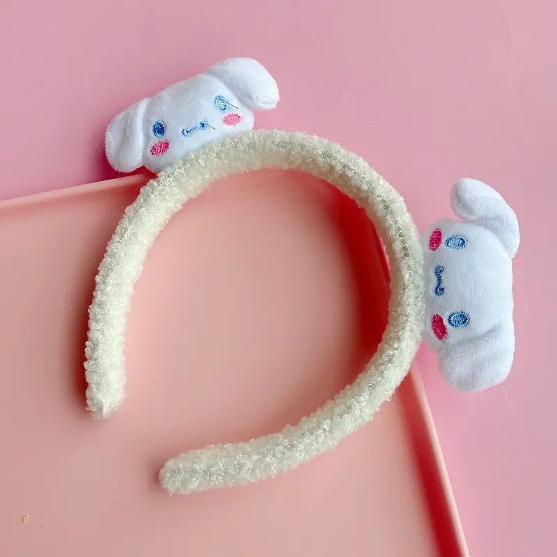 Chic Strawberry Bear Plush Headband