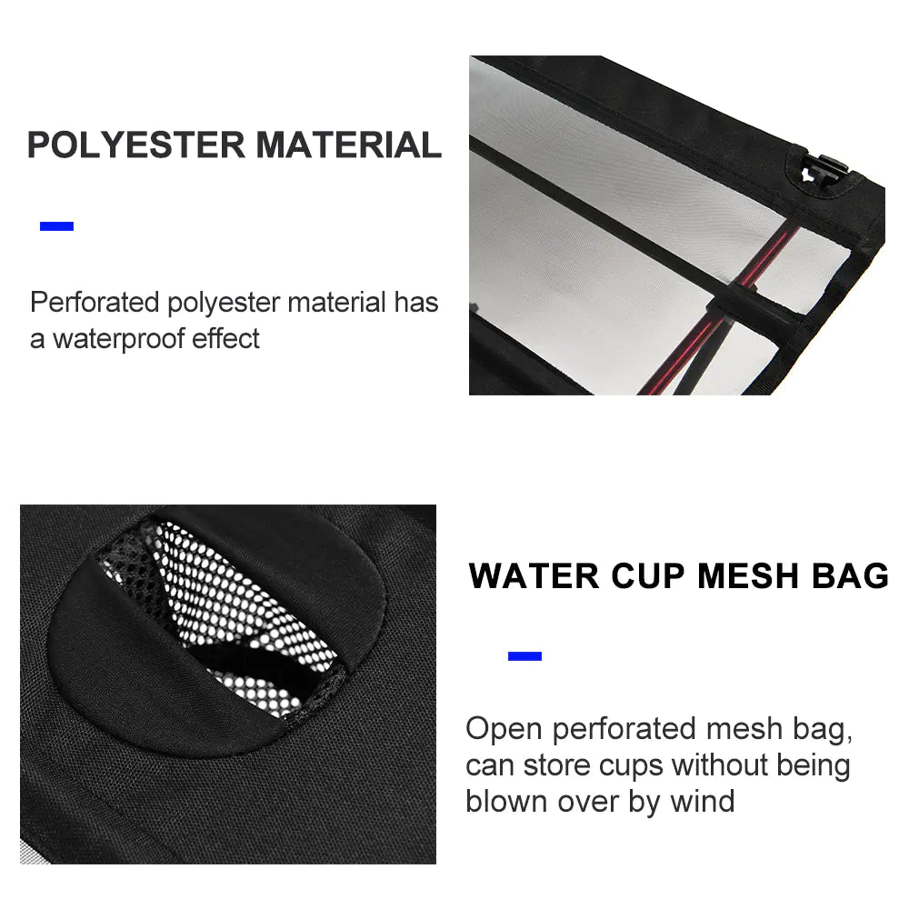 Compact Dual-Cup Adventure Table