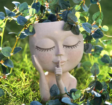 Chic Resin Garden Planter