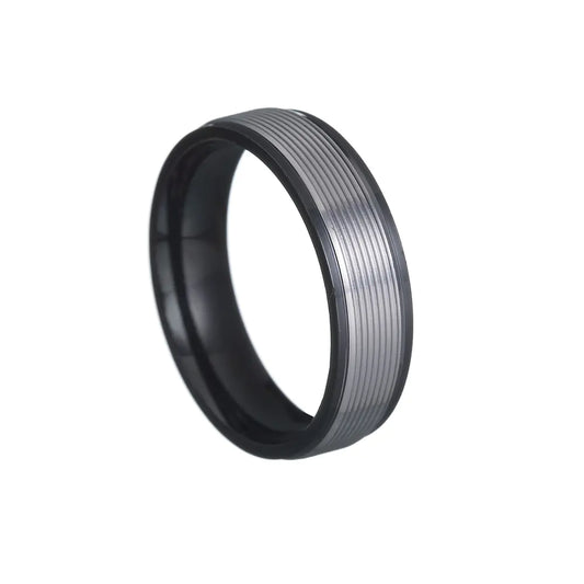 Men's Multi-Color 6mm Titanium Band