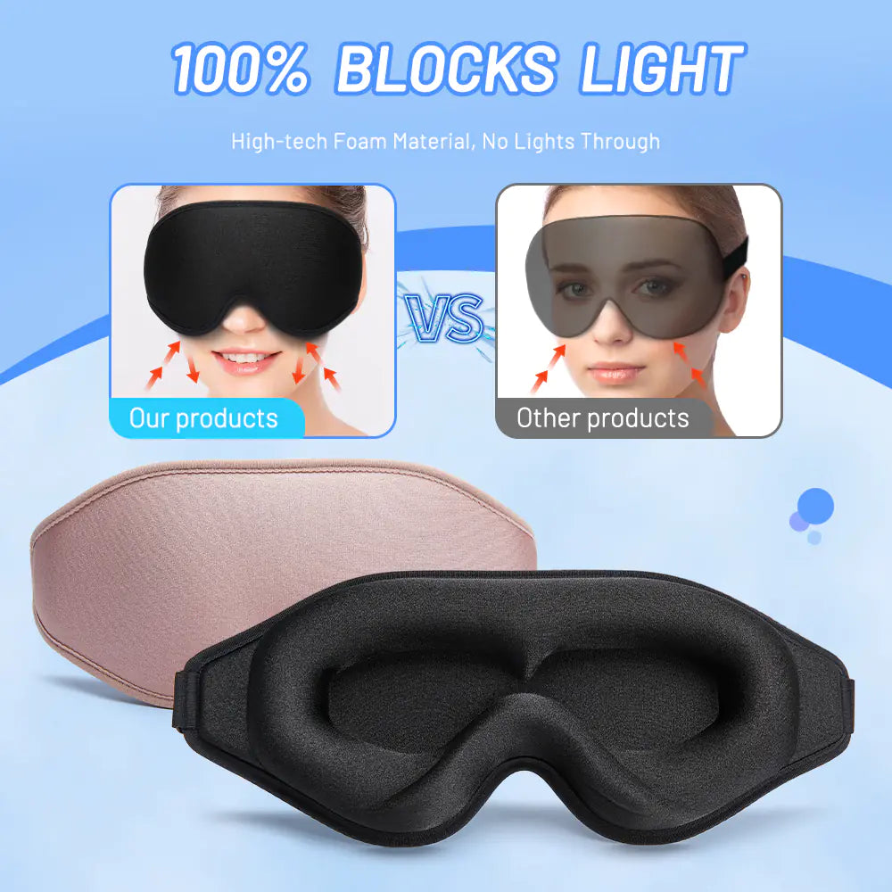 3D Contour Memory Foam Eye Mask