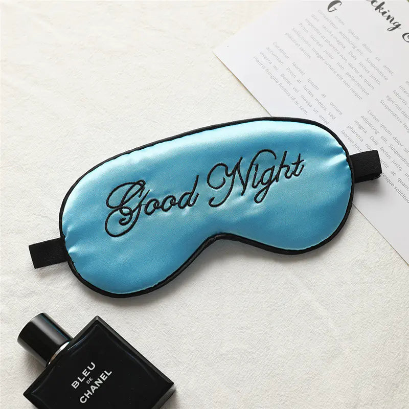 Silk Embroidered Comfort Sleep Mask