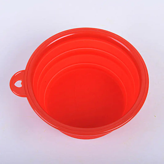 Portable Eco-Friendly Silicone Pet Bowl for Cats & Dogs