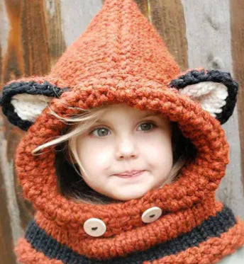 Artisan Fox & Cat Winter Hat Set