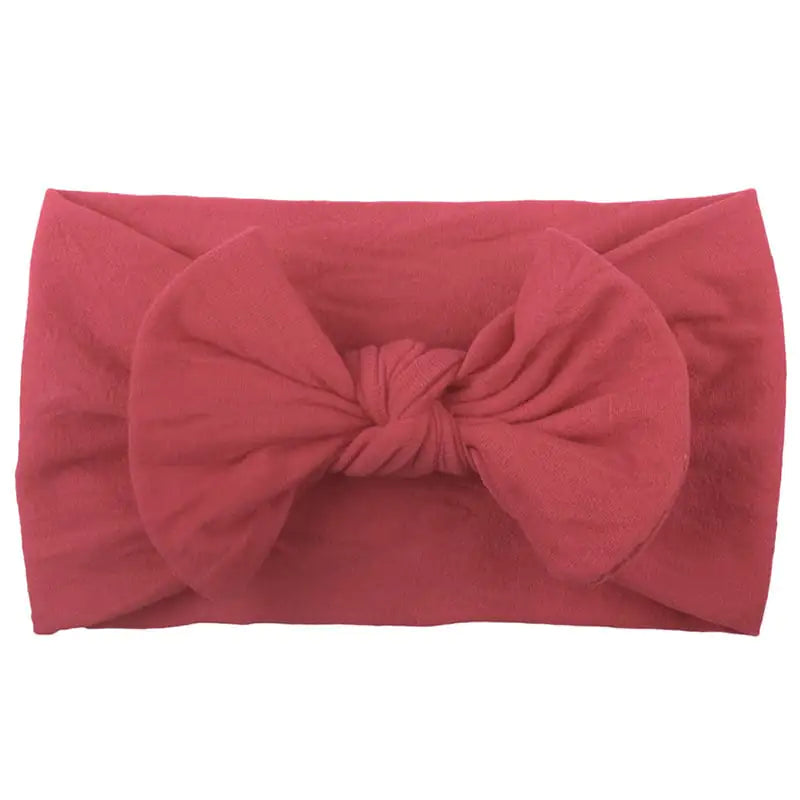 Chic Nylon Bow Hair Bands for Kids