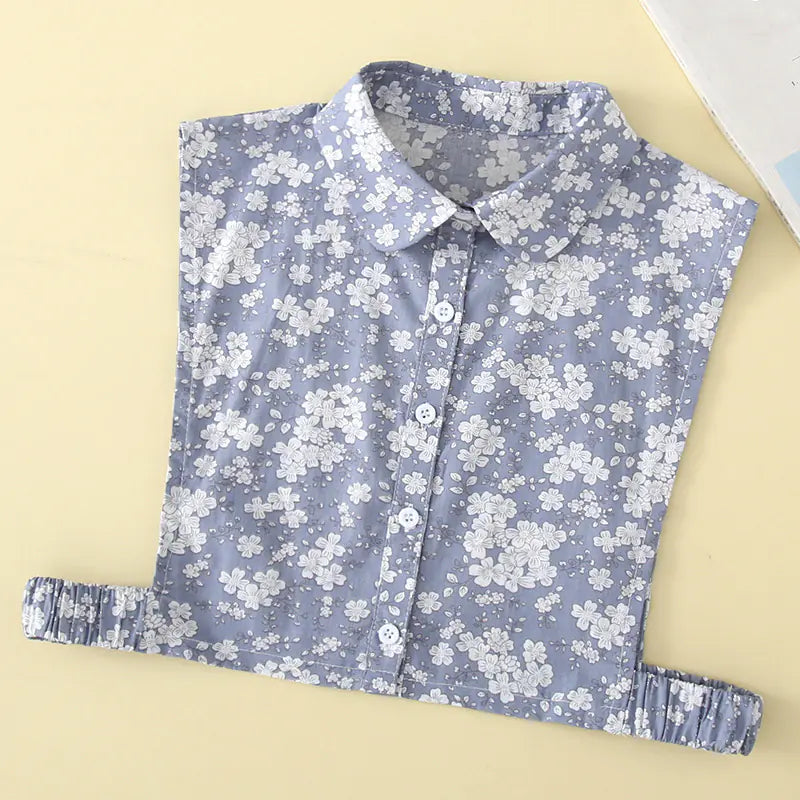 Chic Cotton Clip-On Collar