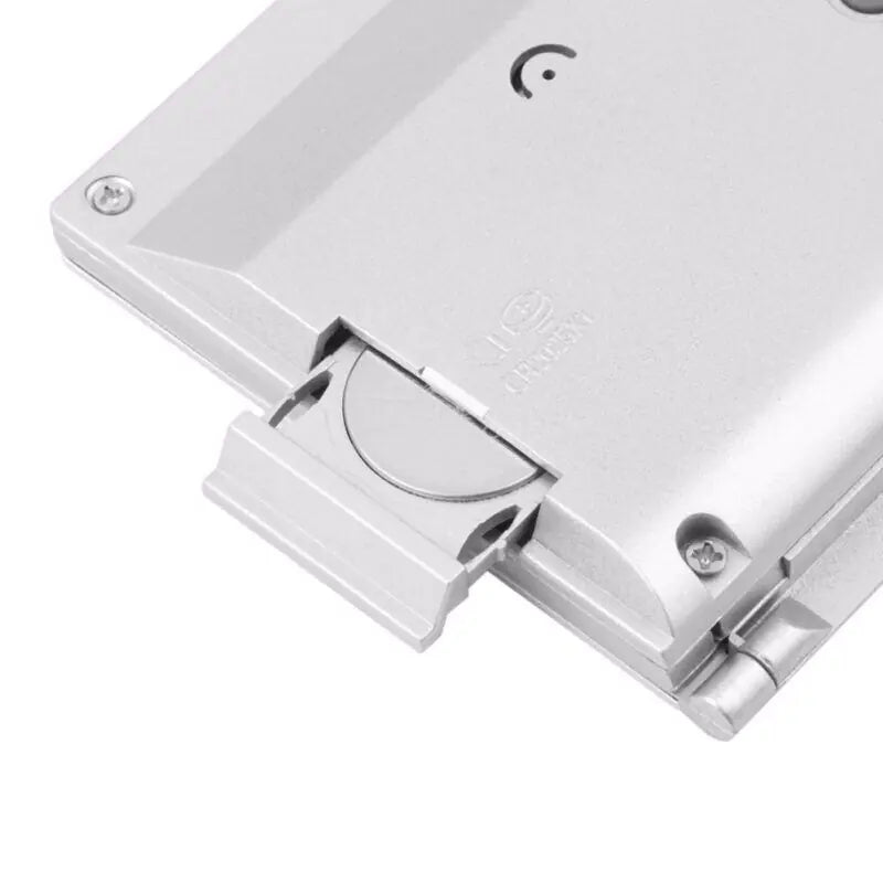 Portable LCD Travel Clock with Temperature