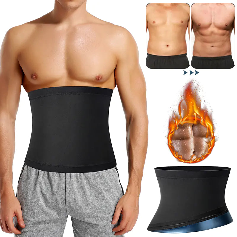 Men's Slimming Sweat Belt Sauna Waist Trainer
