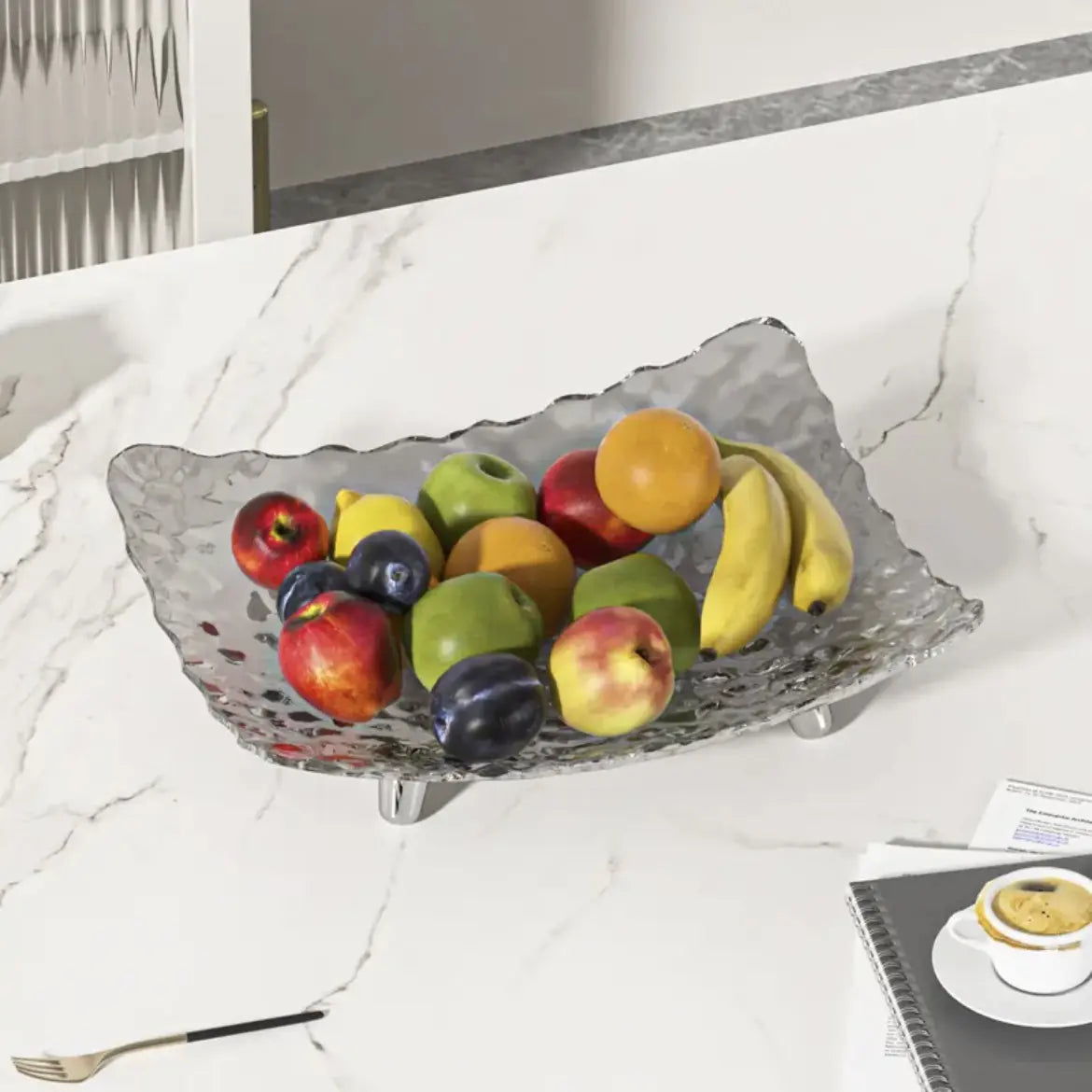 Elegant Clear Snack Server