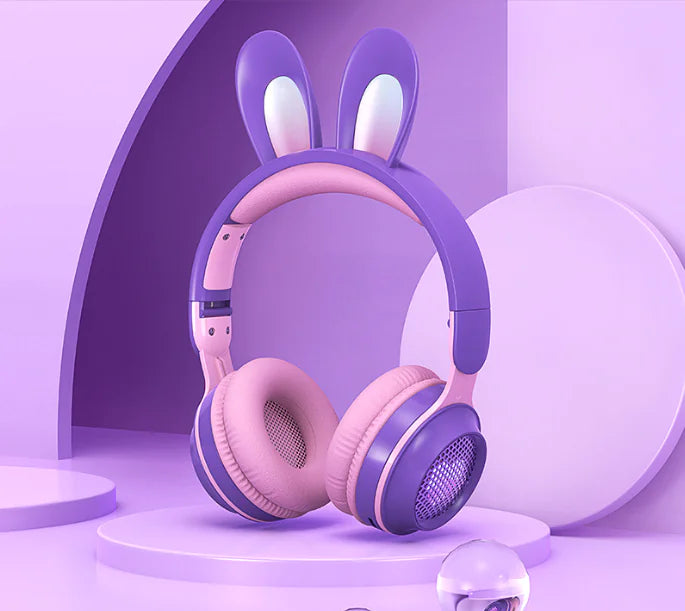 Bunny Beats RGB Wireless Headphones for Kids