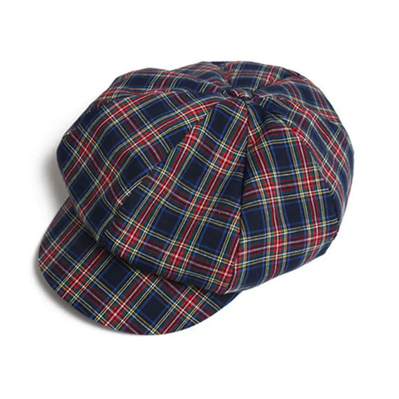 British Plaid Artist Cap