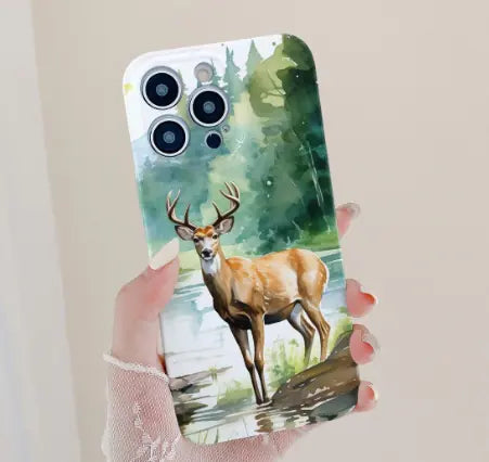 Artistic Sika Deer Phone Cover