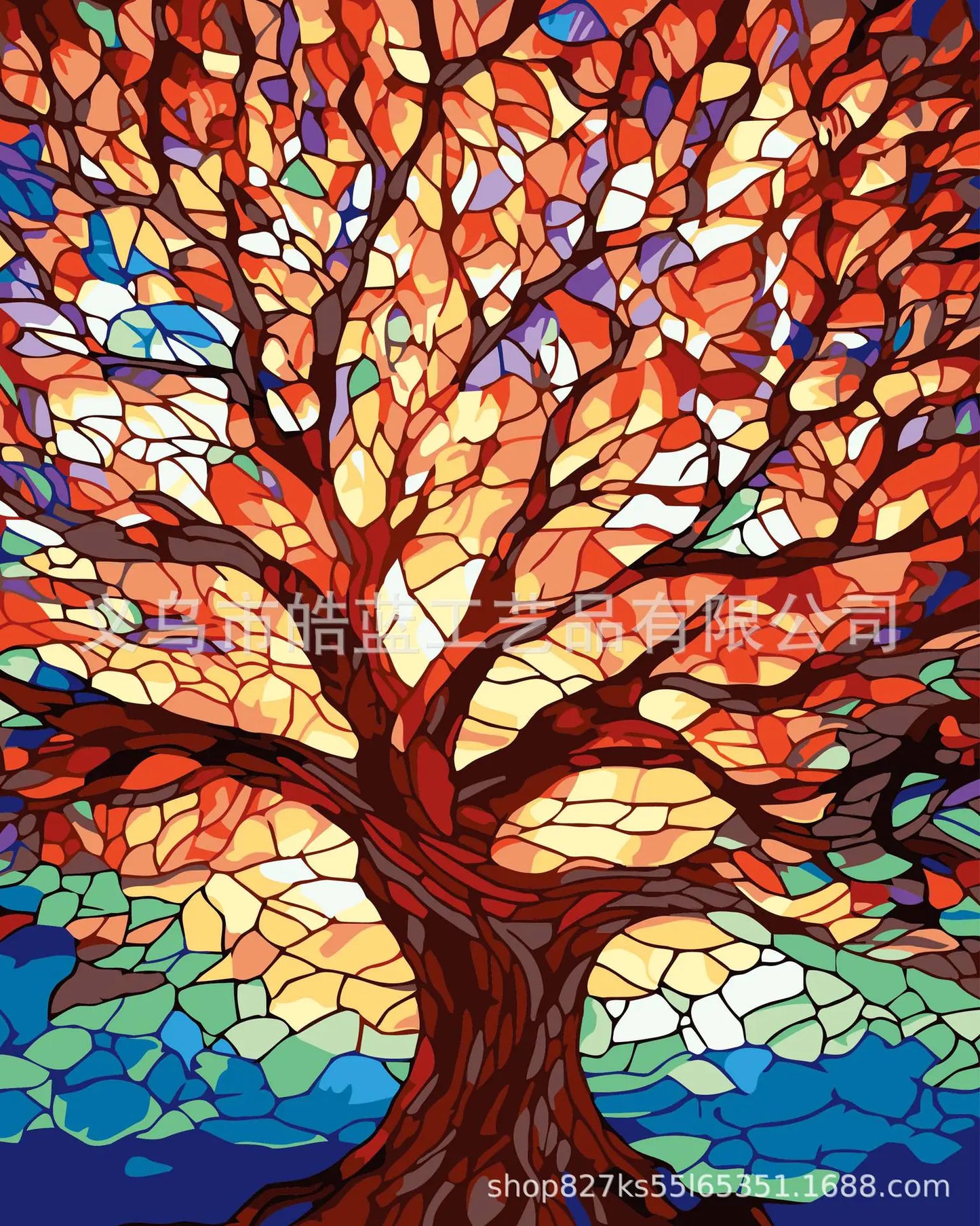 DIY Elegant Glass Oil Painting Kit