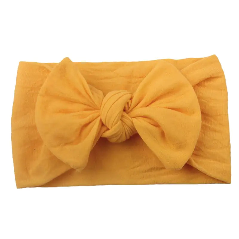 Chic Nylon Bow Hair Bands for Kids