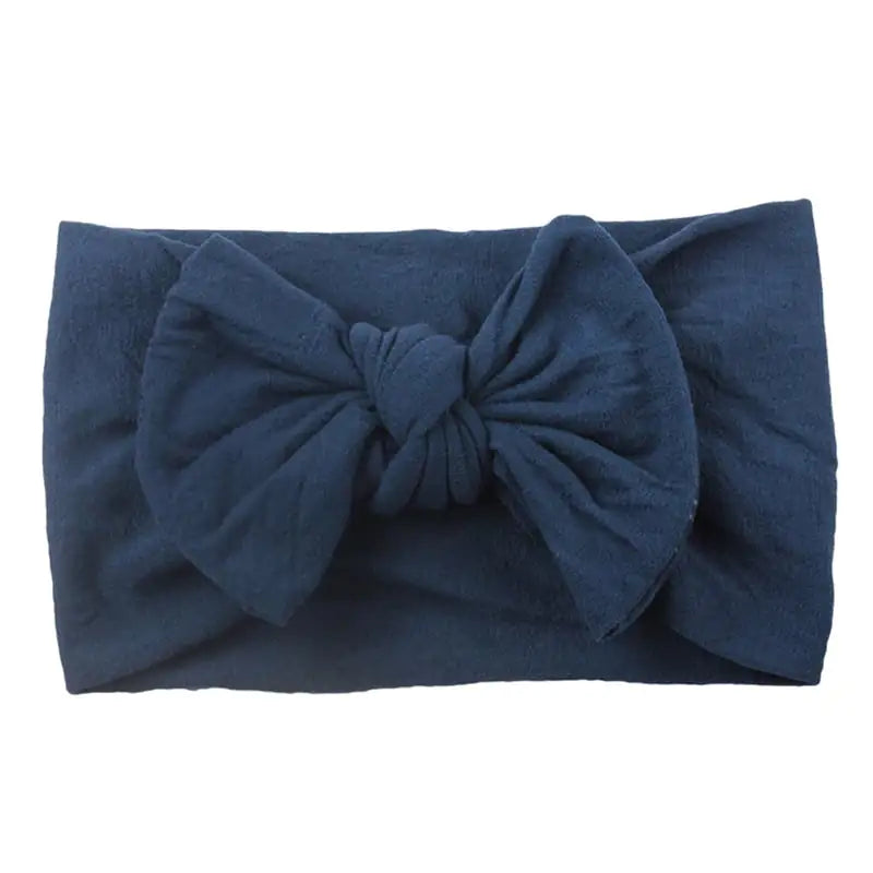 Chic Nylon Bow Hair Bands for Kids