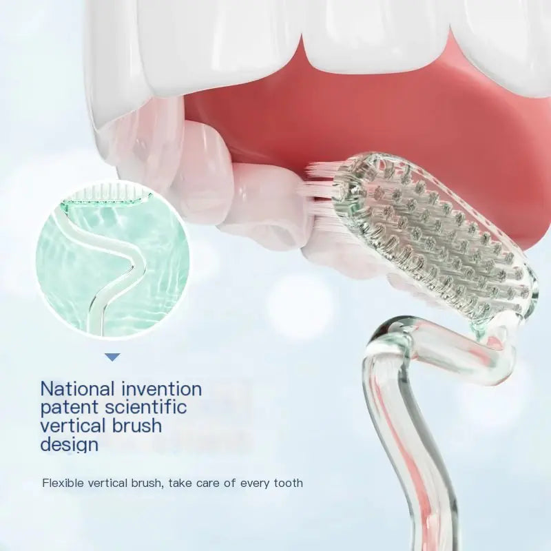 MLK Ergonomic S-Shape Toothbrush