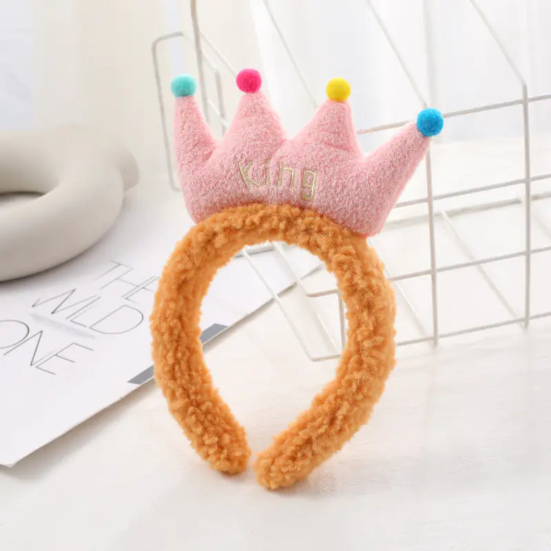 Chic Strawberry Bear Plush Headband