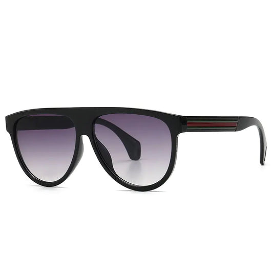 Chic Bold Round Sunglasses - Elegant High-End Fashion