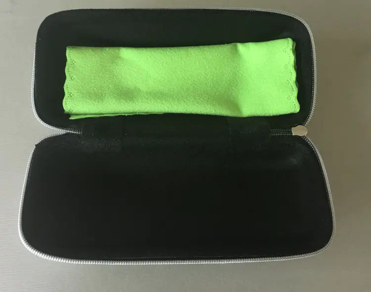 Leopard Zip Sunglass Case