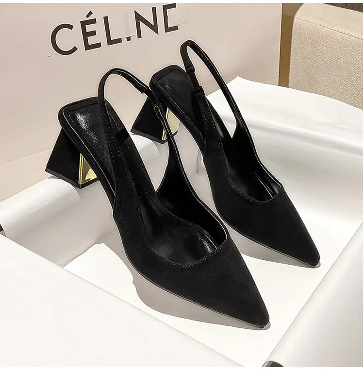 Chic Slingback Block Heels for Women